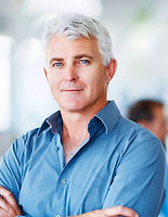 Man with Blue Polo Shirt