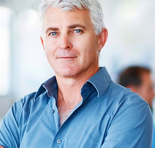 Man with Blue Polo Shirt