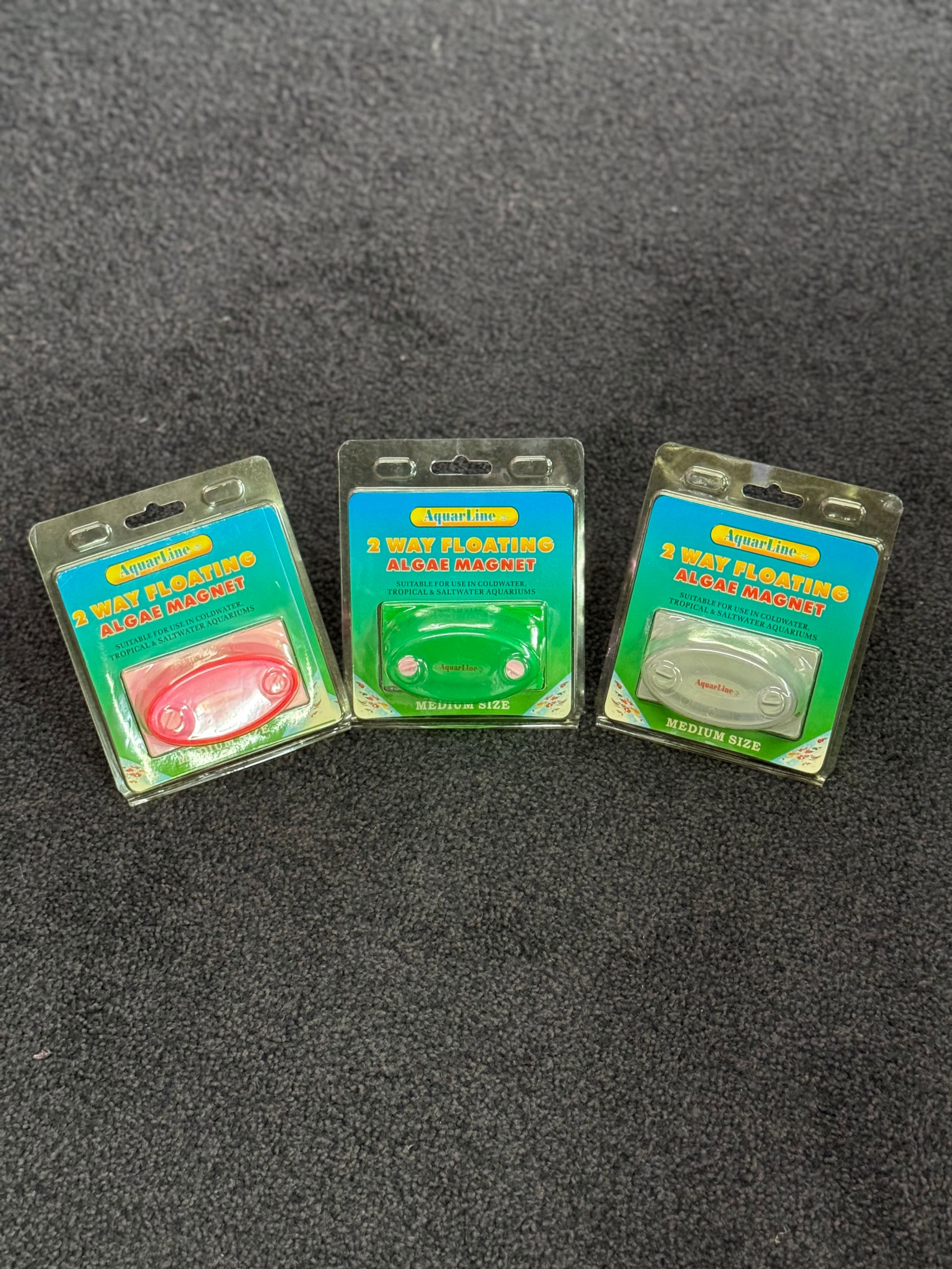 Aquar Line 2 way floating algae magnet medium