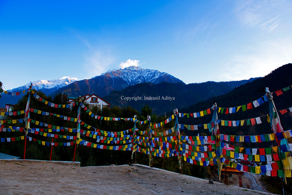 Tibetian Praying Flags in Himachal Pradesh