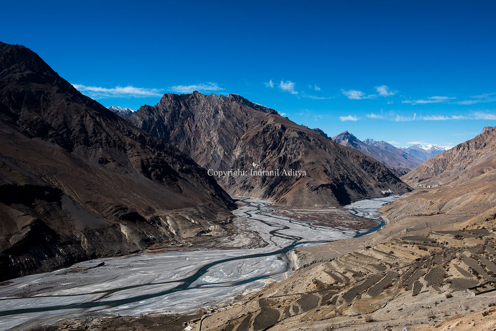 Kaza landscapes in Himachal Pradesh
