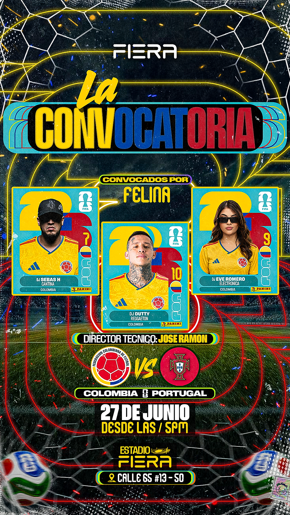 🇨🇴⚽ SÁBADO 27 – LA CONVOCATORIA