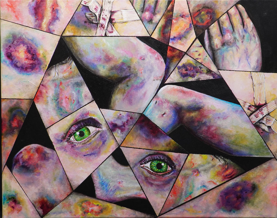 Acrylic painting by Paige Sabrina Harris