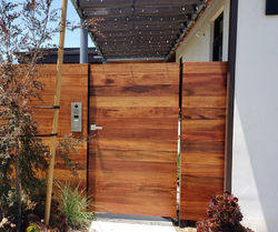 wood gate
