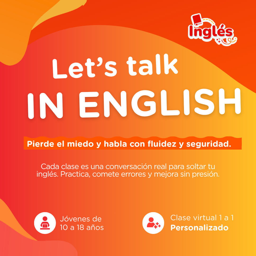 Let's talk in English