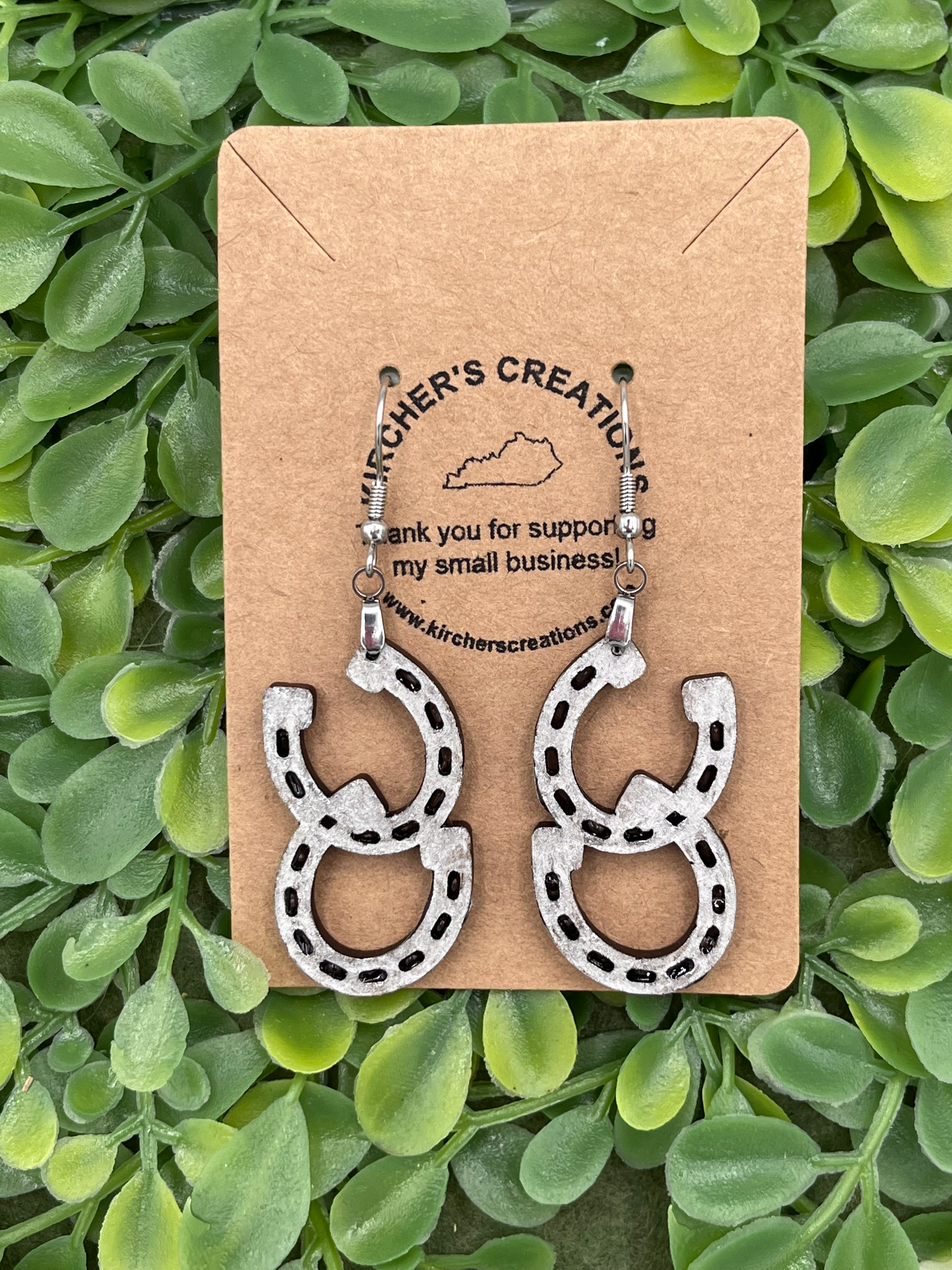 Horseshoe earrings