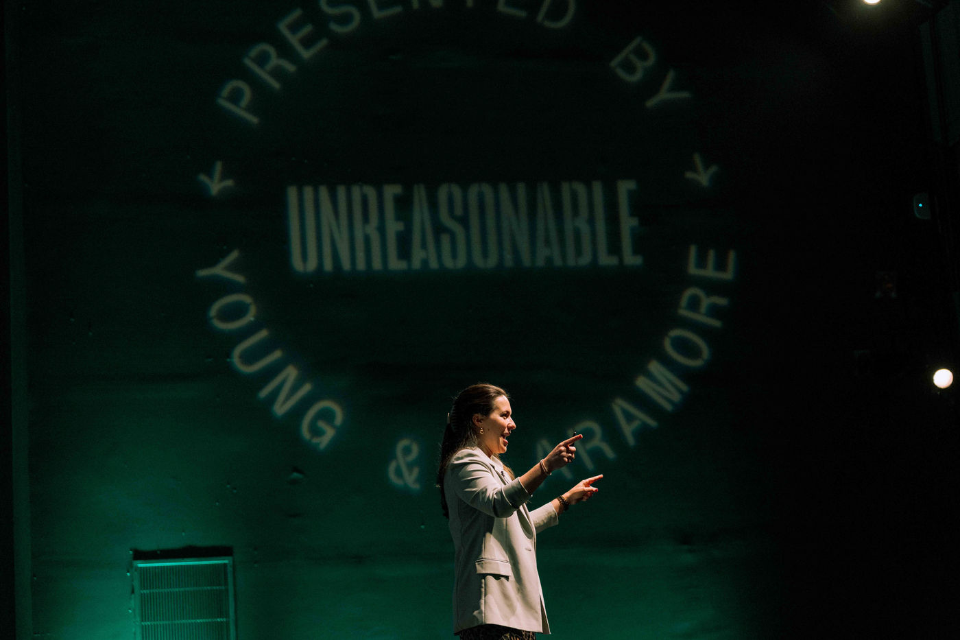 Jenny Haggard on stage