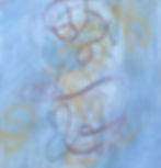 Judy Bould, Artist, Work on paper, Beginnings, Abstract, pastel, drawing, composition, greens, texture, layers, earthtones, line, soft