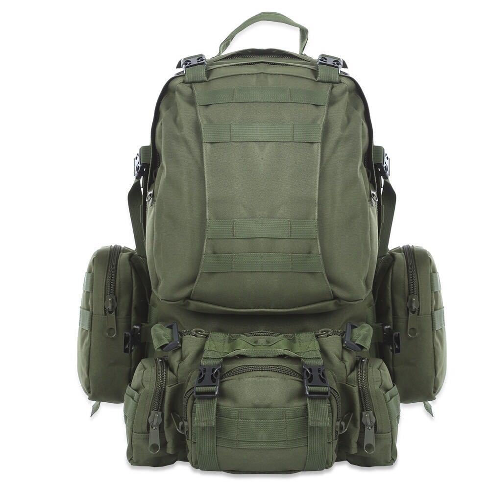 50L Waterproof Molle Military Tactical Backpack