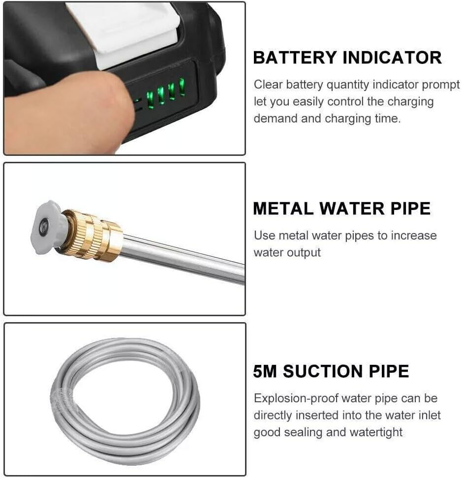 Thumbnail: Ez Jet Power Washer, Ez Jet Sprayer - Double battery 