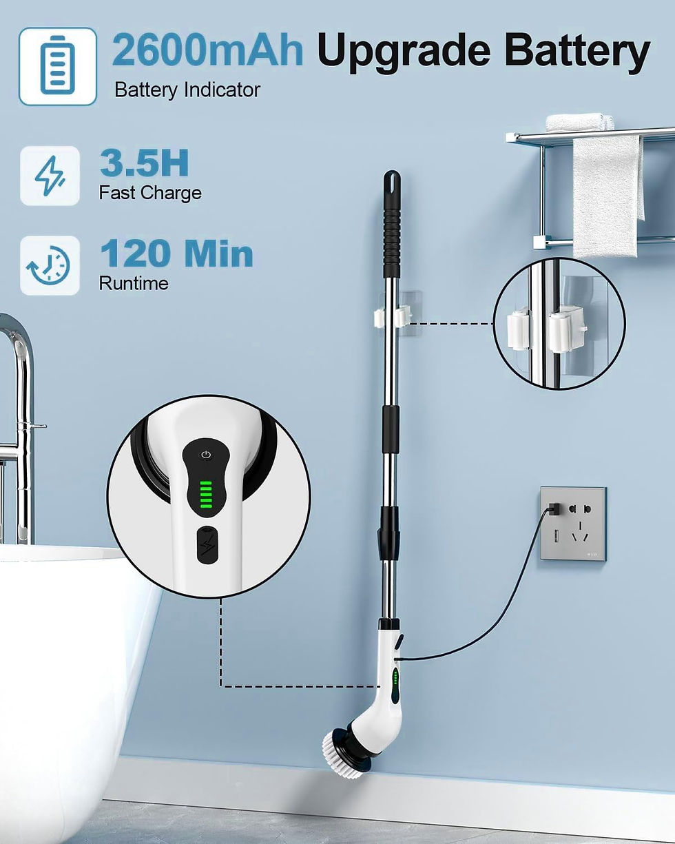 Thumbnail: 9 in 1 Cordless Electric Spin Scrubber