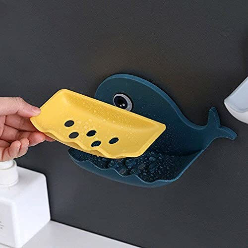 Thumbnail: Plastic Soap Holder / Soap Beautiful Fish Shape Soap Dish Case Holder (2 Pcs)