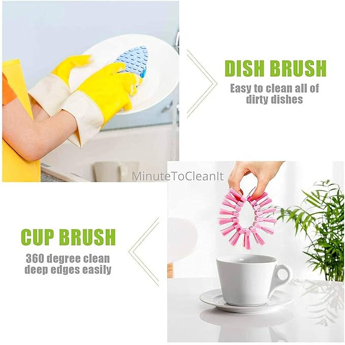 Thumbnail: Multipurpose Durable Flexible Cleaning Brush (2 Pcs)