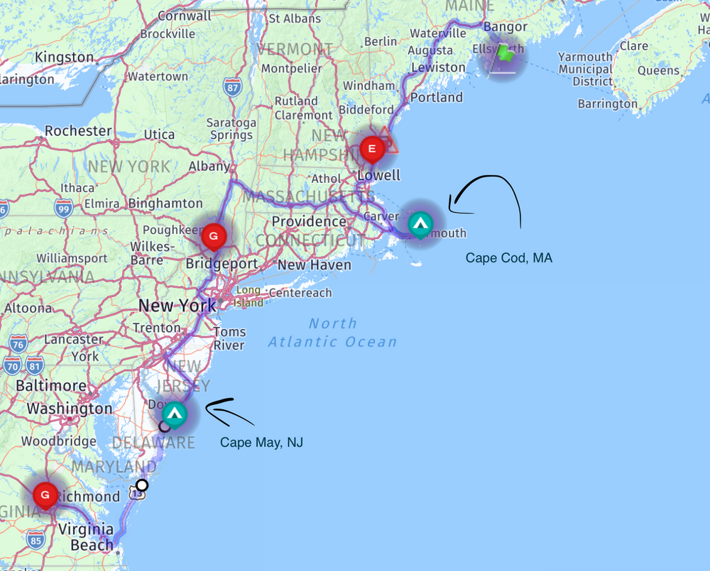 Cape May, NJ - Oct. 12 to 19, 2020