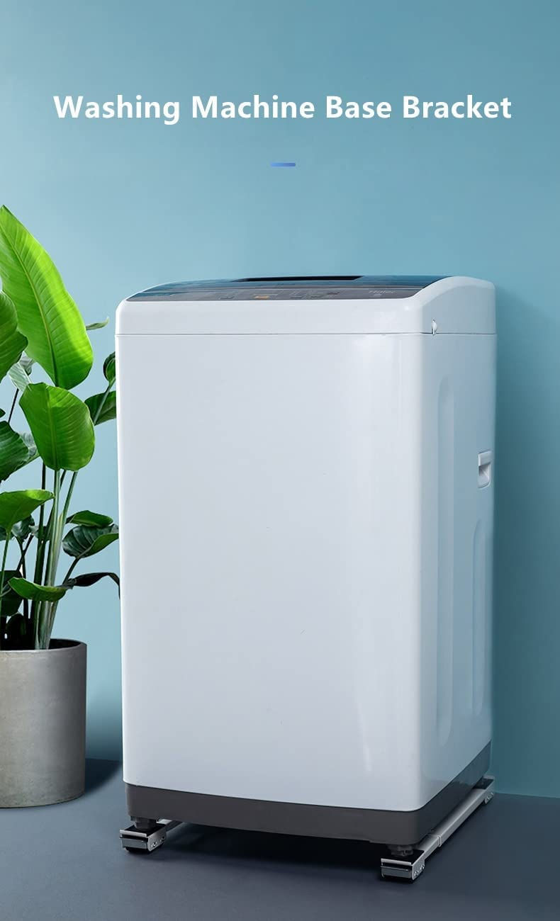 Thumbnail: Adjustable Front Top Load Washing Machine Refrigerator Stand/Trolley