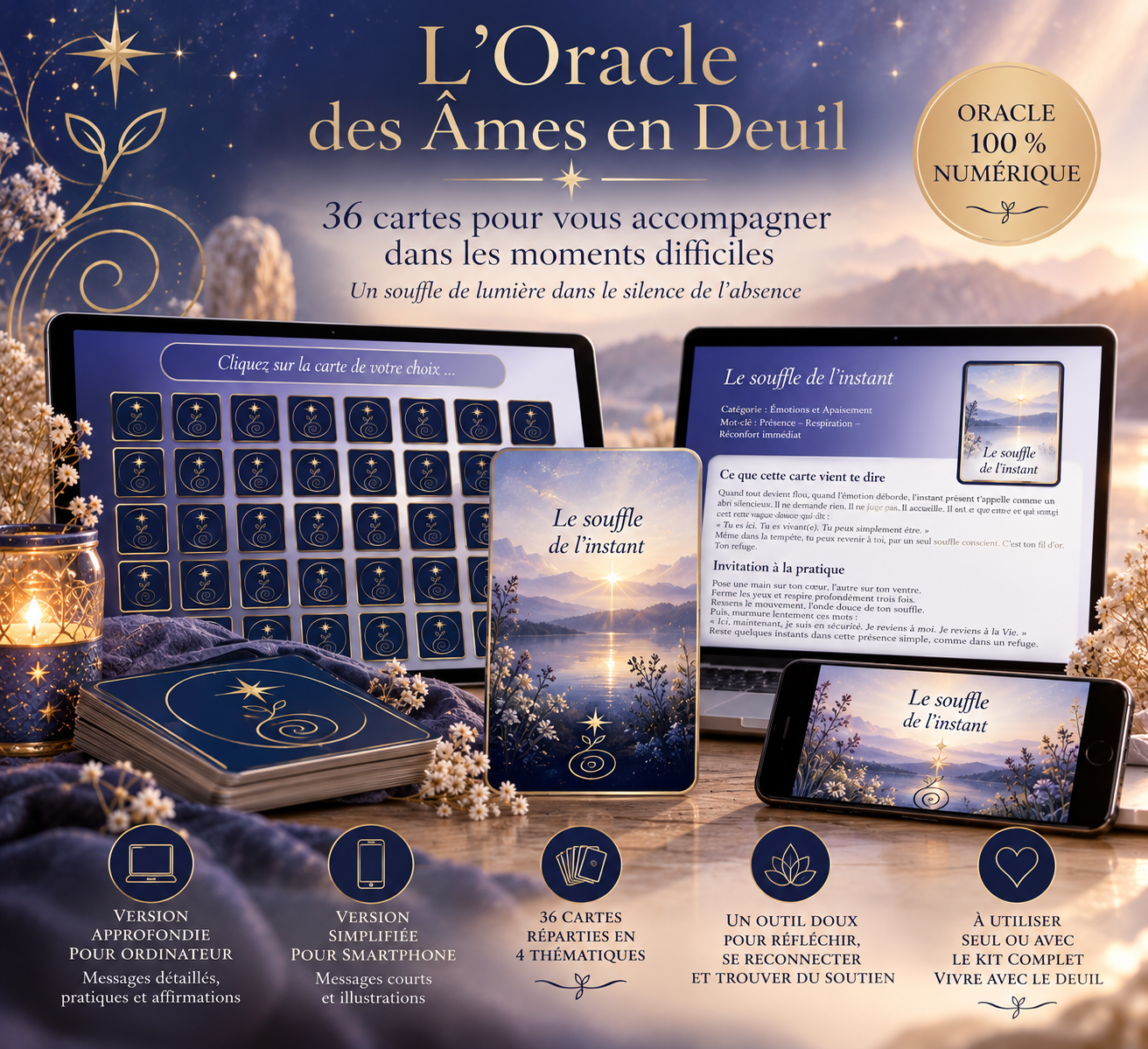 L’oracle des âmes en deuil - Oracle numérique interactif