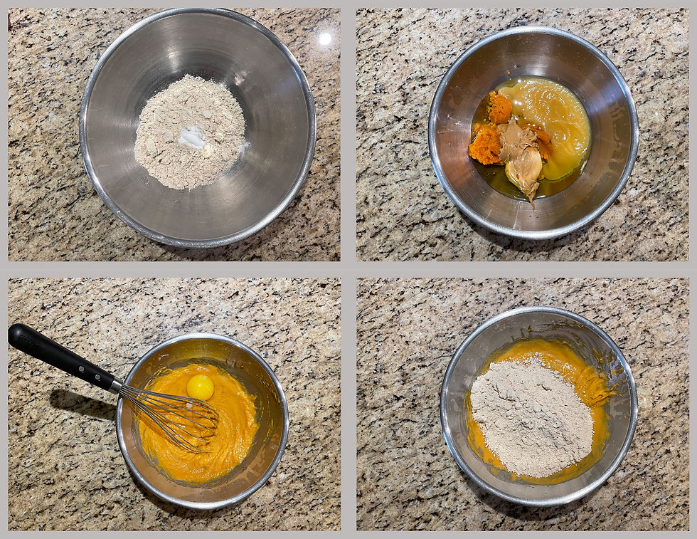 Ingredients for pupcakes