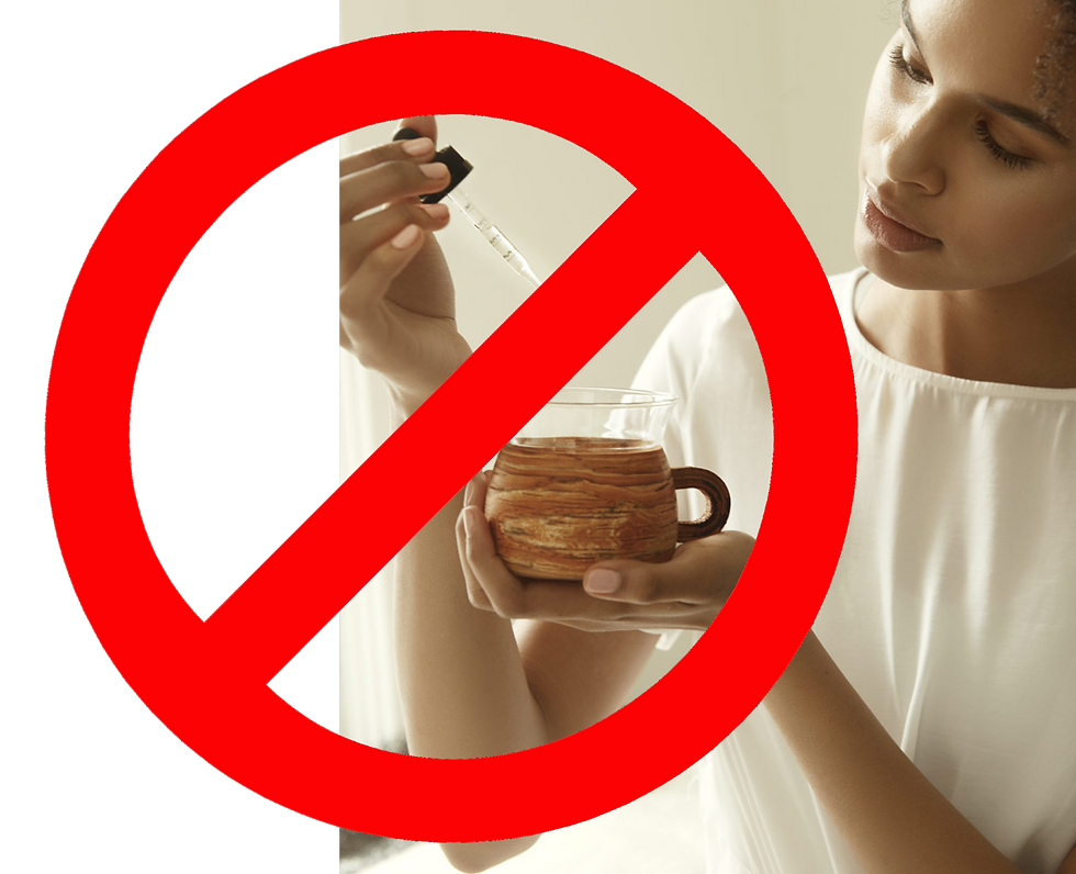 do not mix concentrates into your beverage