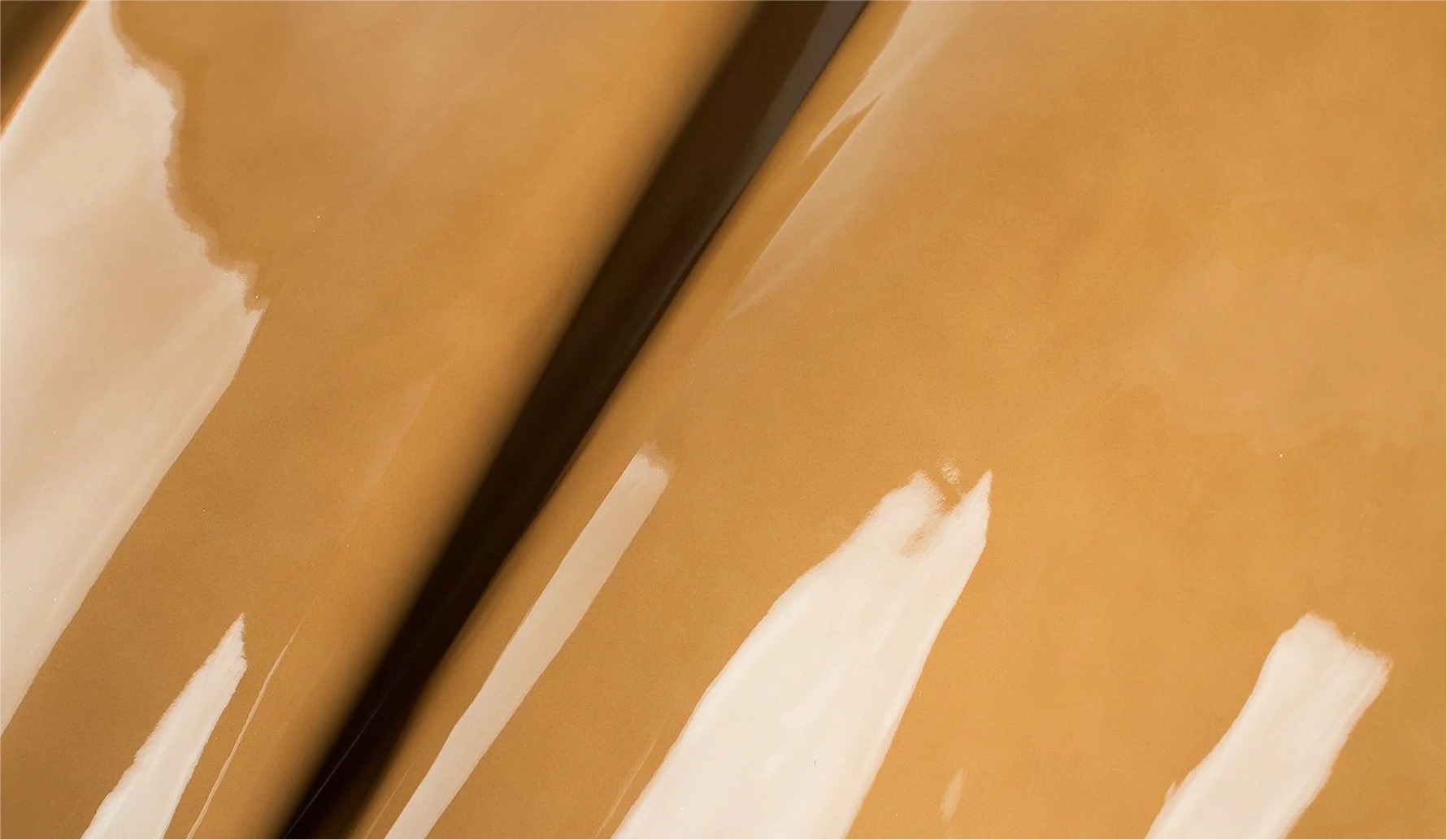 Comparing coated and uncoated leather surfaces up close