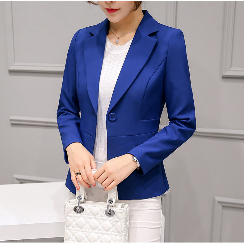 Miniatura: Women's Elegant Tailored Blazer – Smart Office Jacket