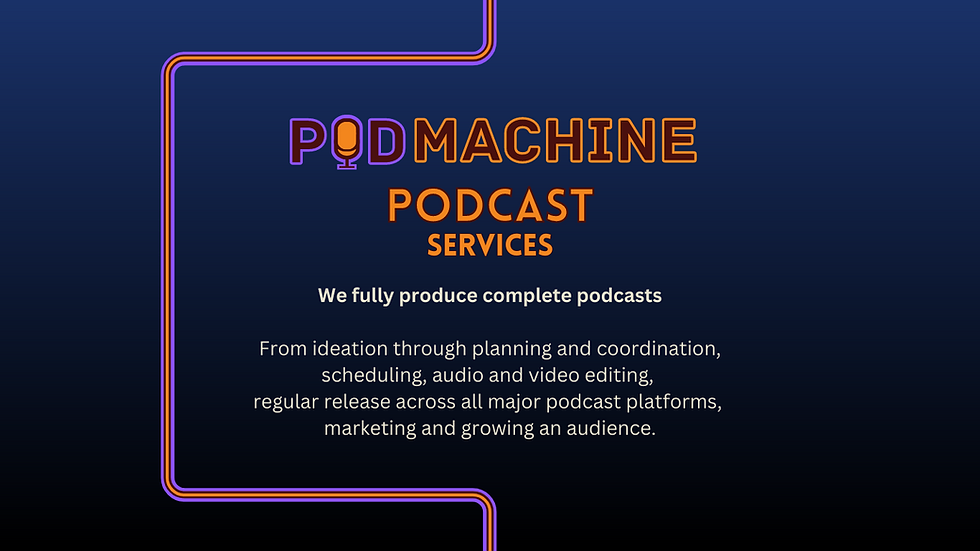 PODmachine Podcast Services