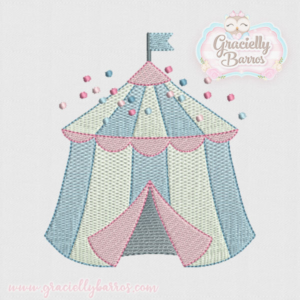 Matriz de Bordado Tenda de Circo GB001