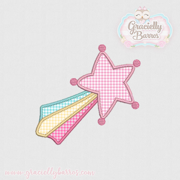 Matriz de bordado Arco-iris Boho GB013 - Aplique