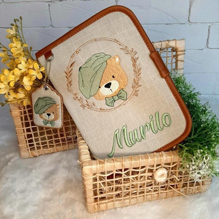 Miniatura: Matriz de Bordado Tag - Urso GB001