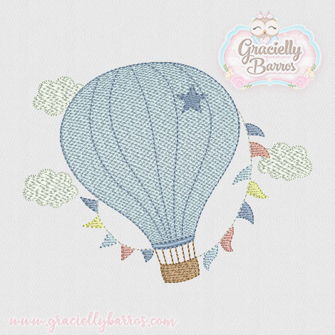 Matriz de Bordado Balão  GB002