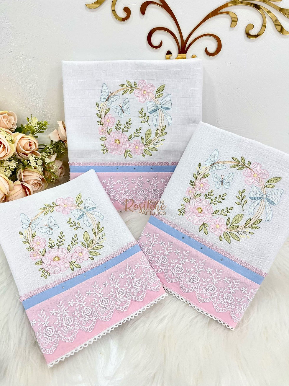 Miniatura: Matriz de Bordado Floral GB069