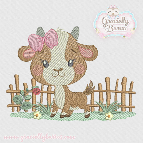 Matriz de Bordado Cabra GB001
