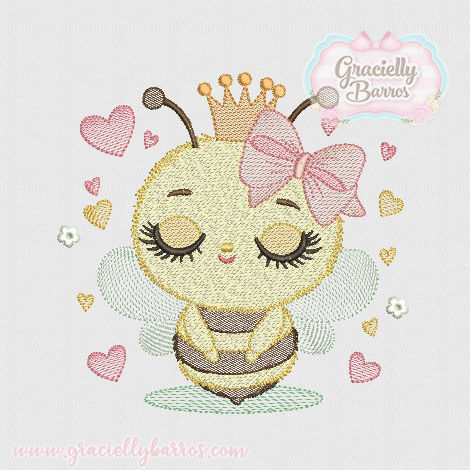 Matriz de Bordado Abelha GB008