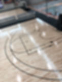 One of our rental court baskets