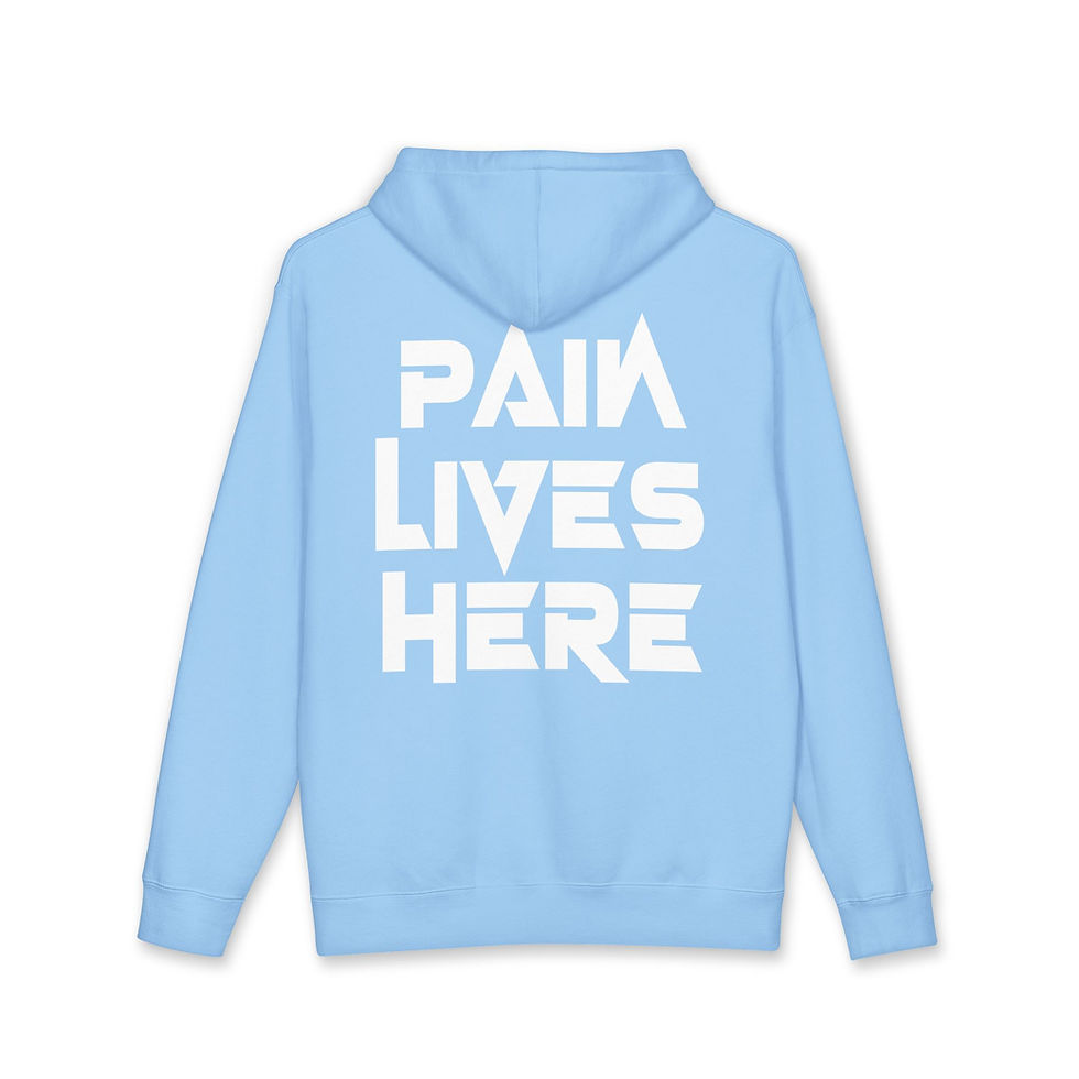 Thumbnail: Pain Lives Here Workout Graphic Hoodie