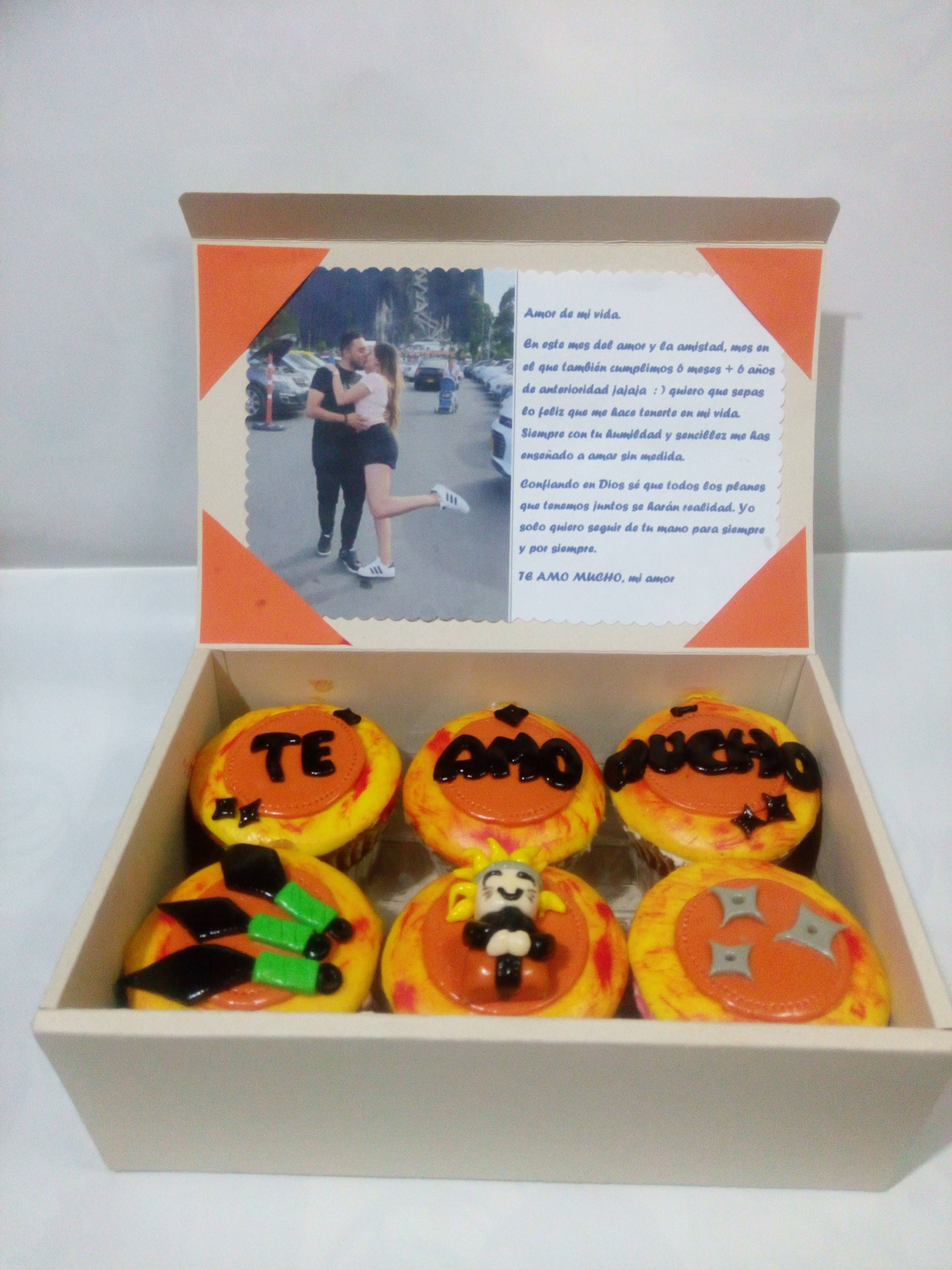 Caja de Cupcakes De Regalo