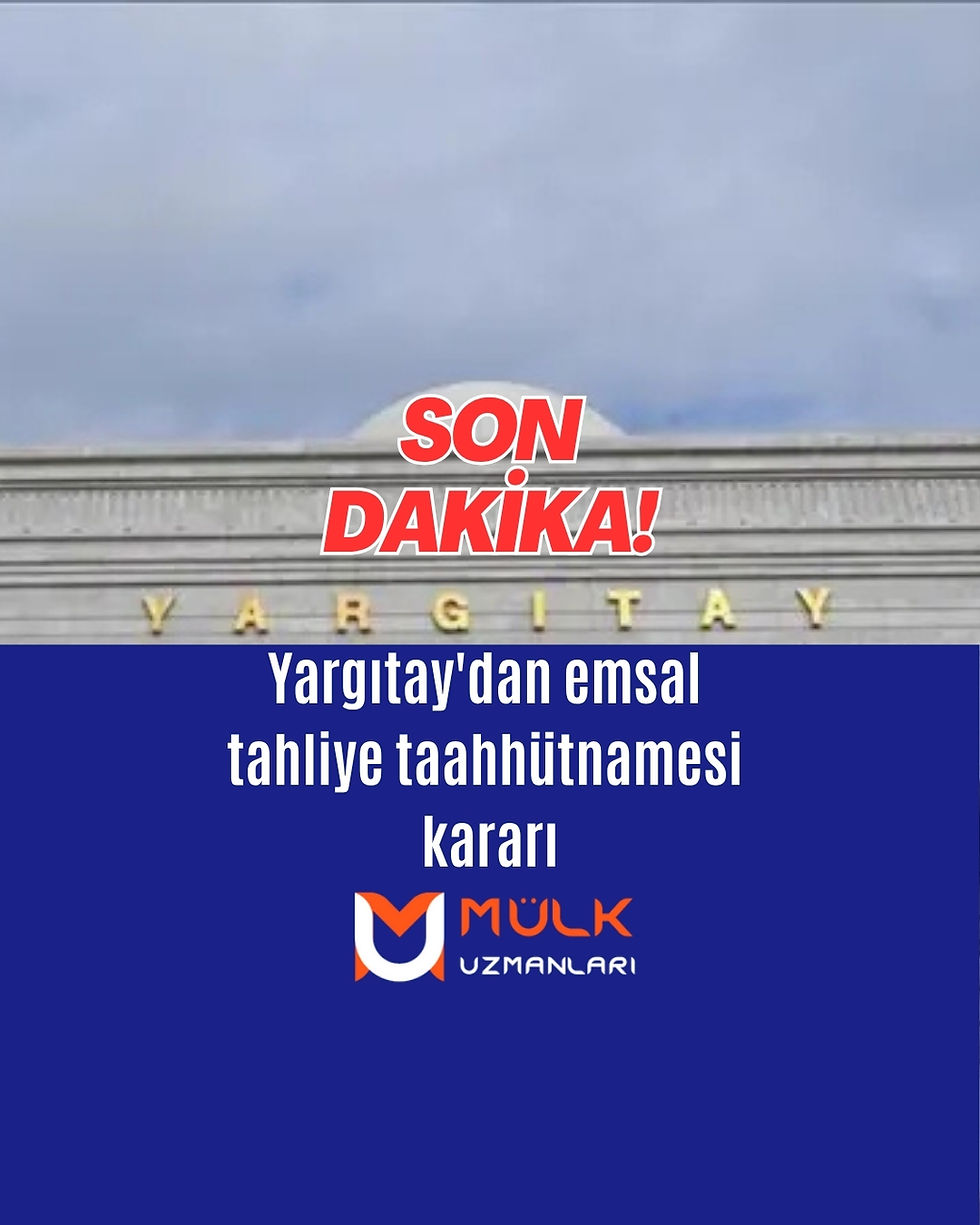 Yargıtay'dan emsal tahliye taahhütnamesi kararı