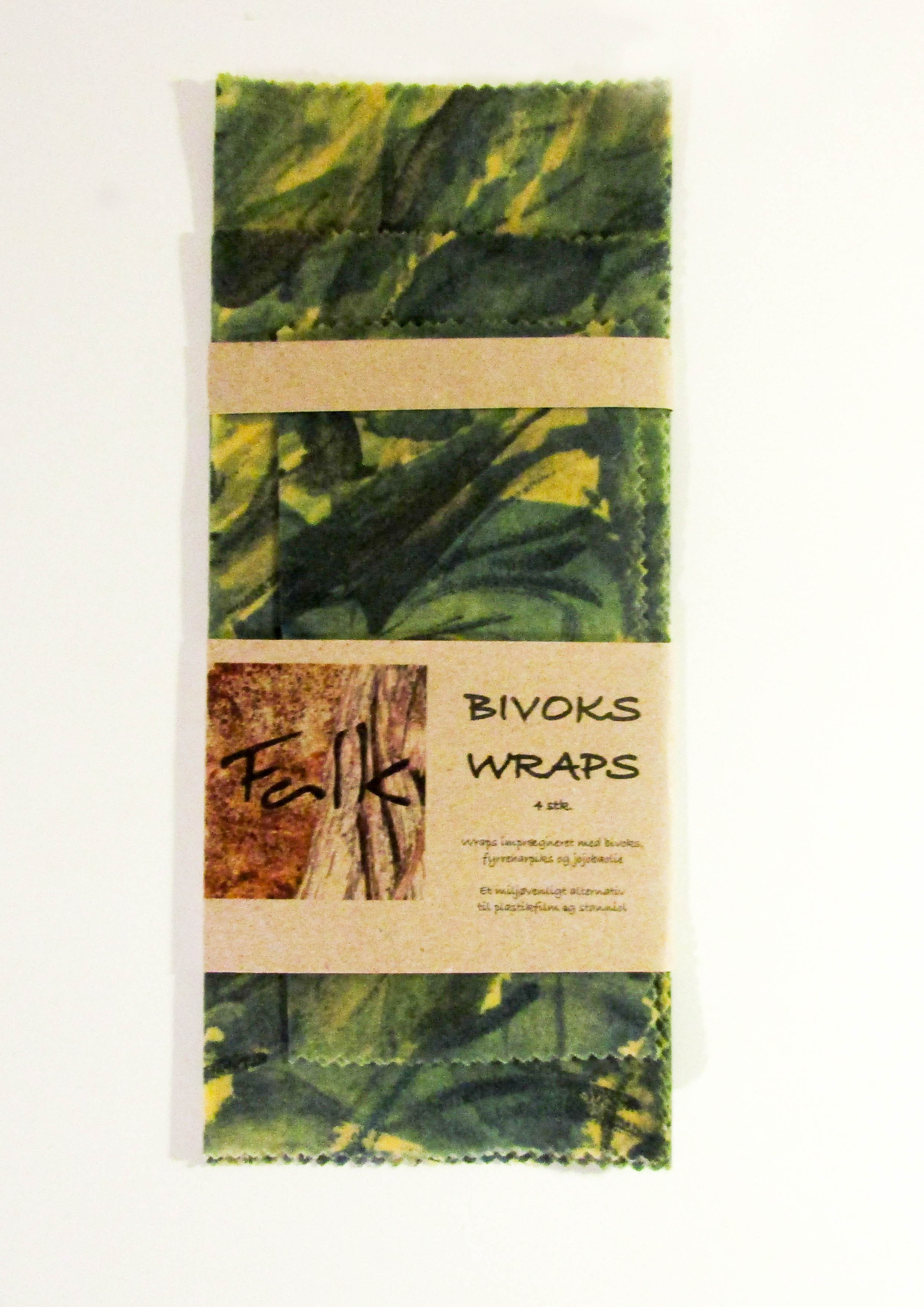 Firkantet bivokswraps