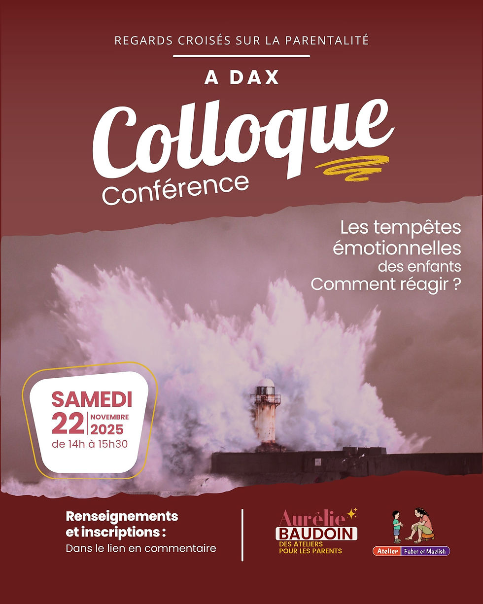 Conférence - Les tempêtes émotionnelles des enfants