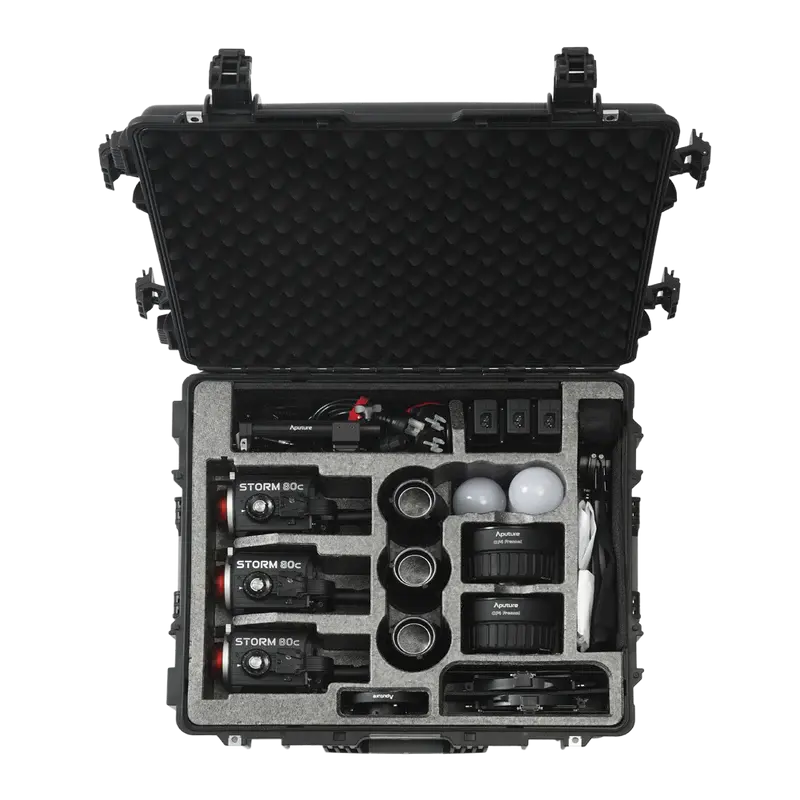 Thumbnail: Kit 3 lampes / Aputure STORM 80C