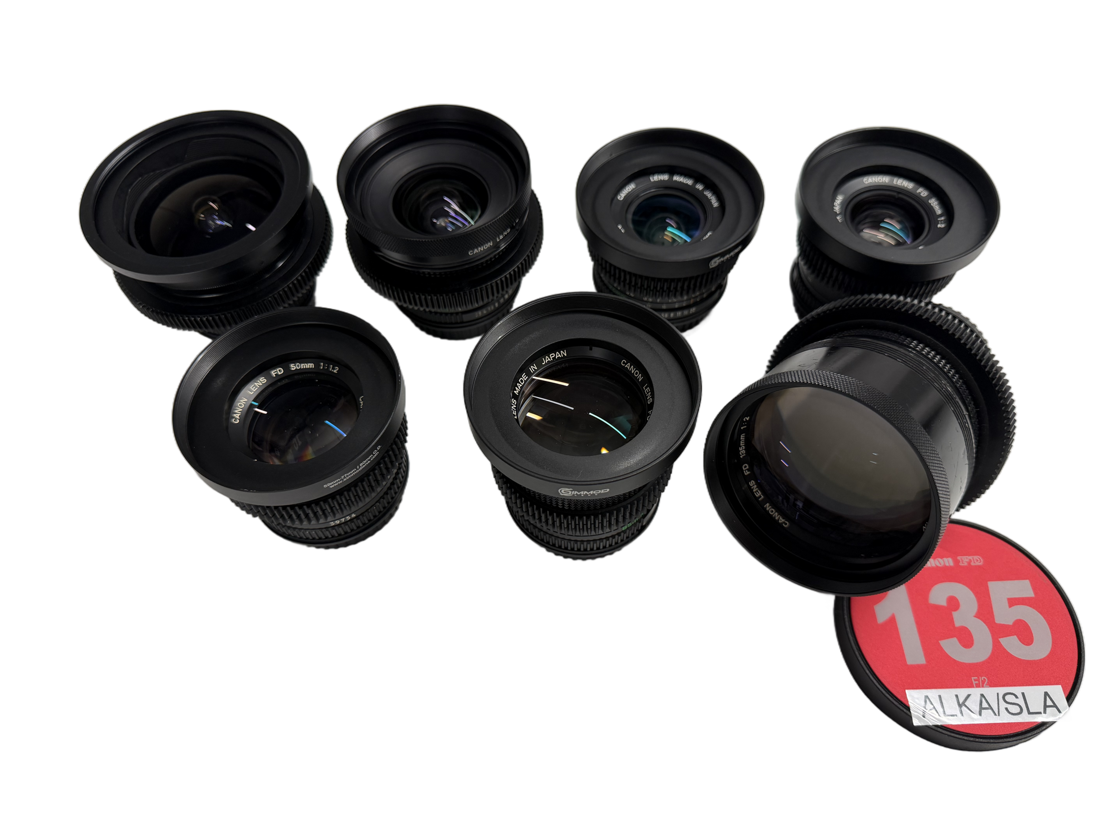 Kit objectifs Canon nFD Cinemod EF Full Frame