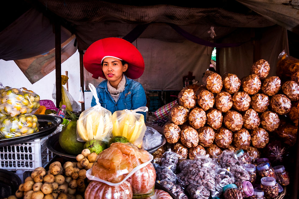 Stueng Saen Market Stall, Cambodia