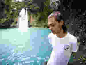 Alex At Kawasan Waterfall, Badian, Cebu, Philippines