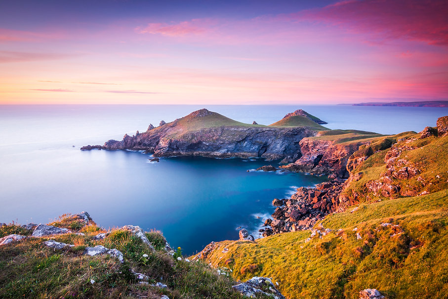 Sunset At The Rumps, Cornwall