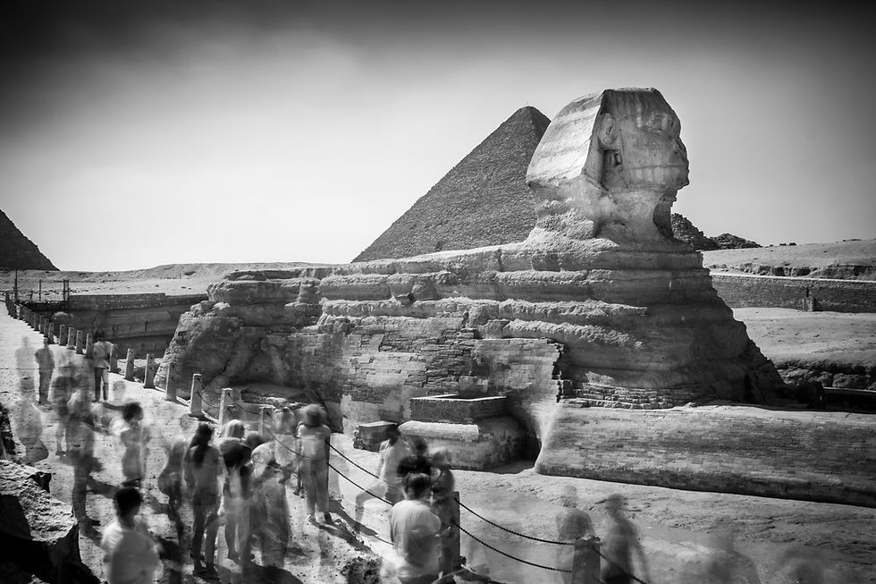 The Sphinx and Pyramids, Giza