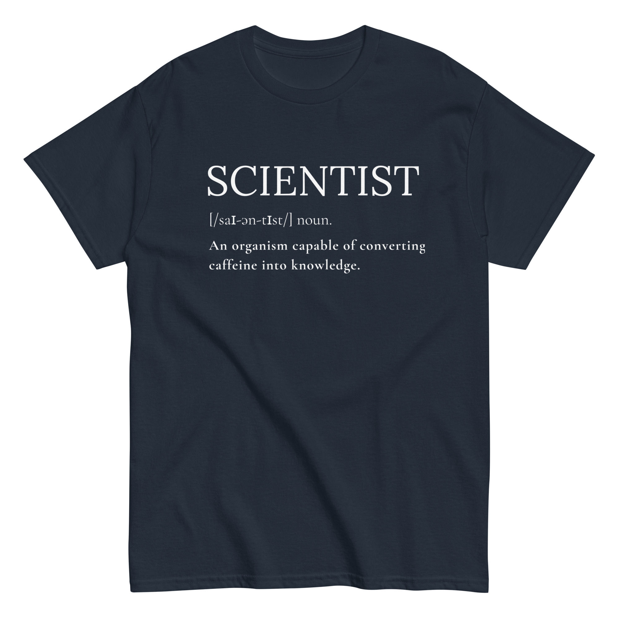 Scientist, Funny Definition Tee, Minimalist