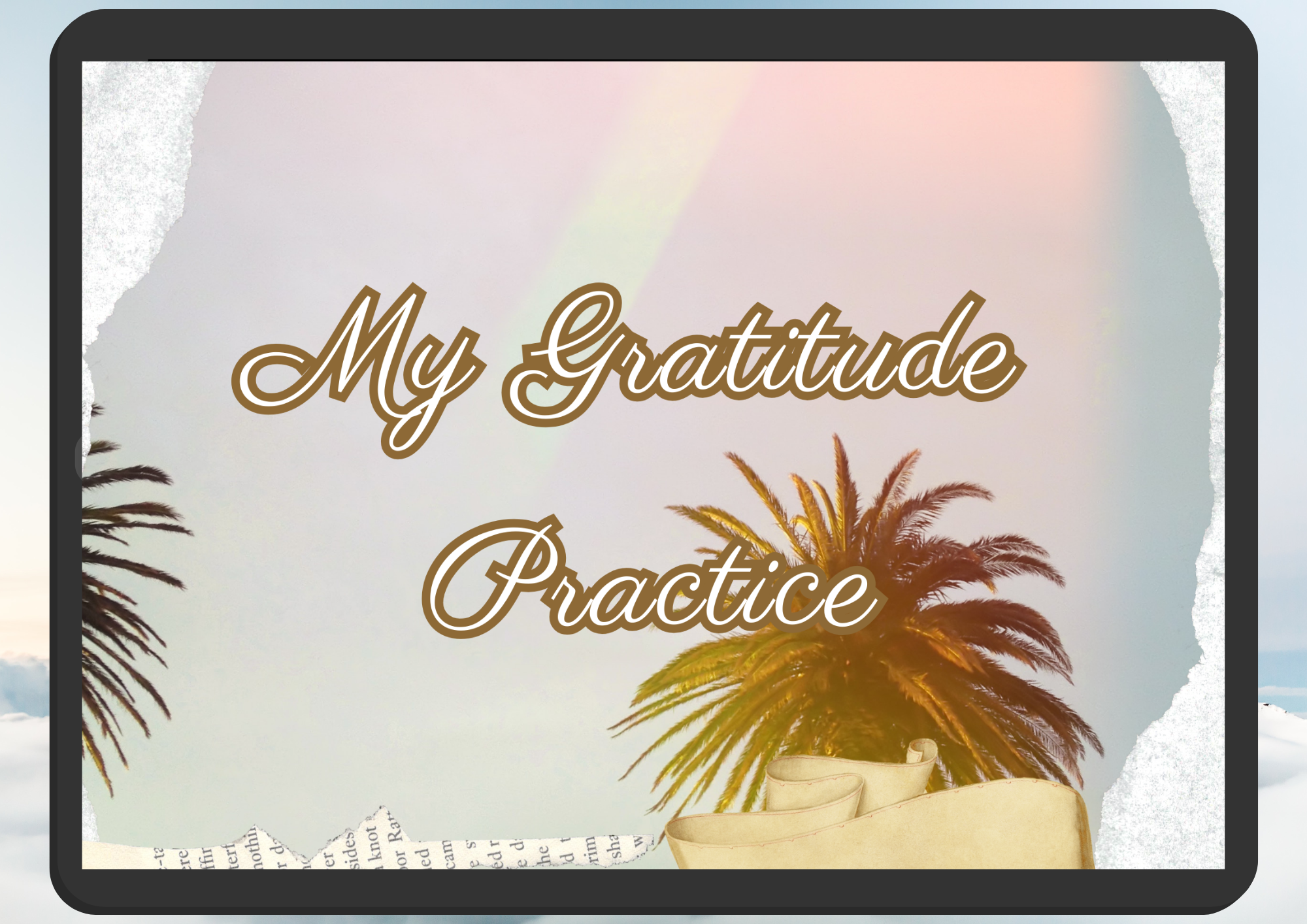 Tropical Surprise Daily Gratitude Journal with Prompts – 3rd Edition