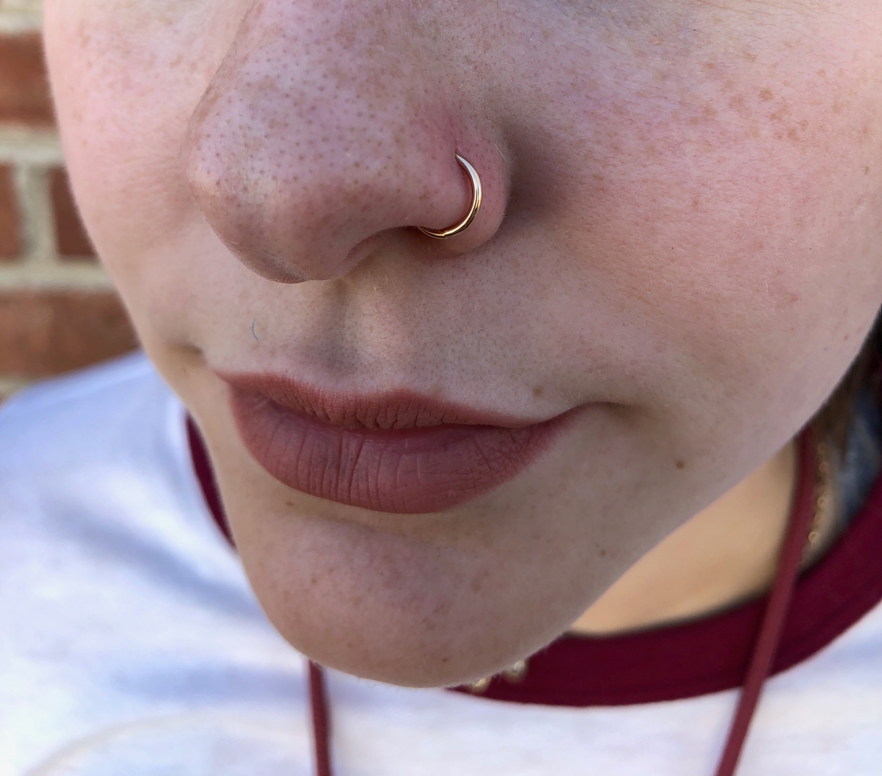 Healed Nostril Piercing