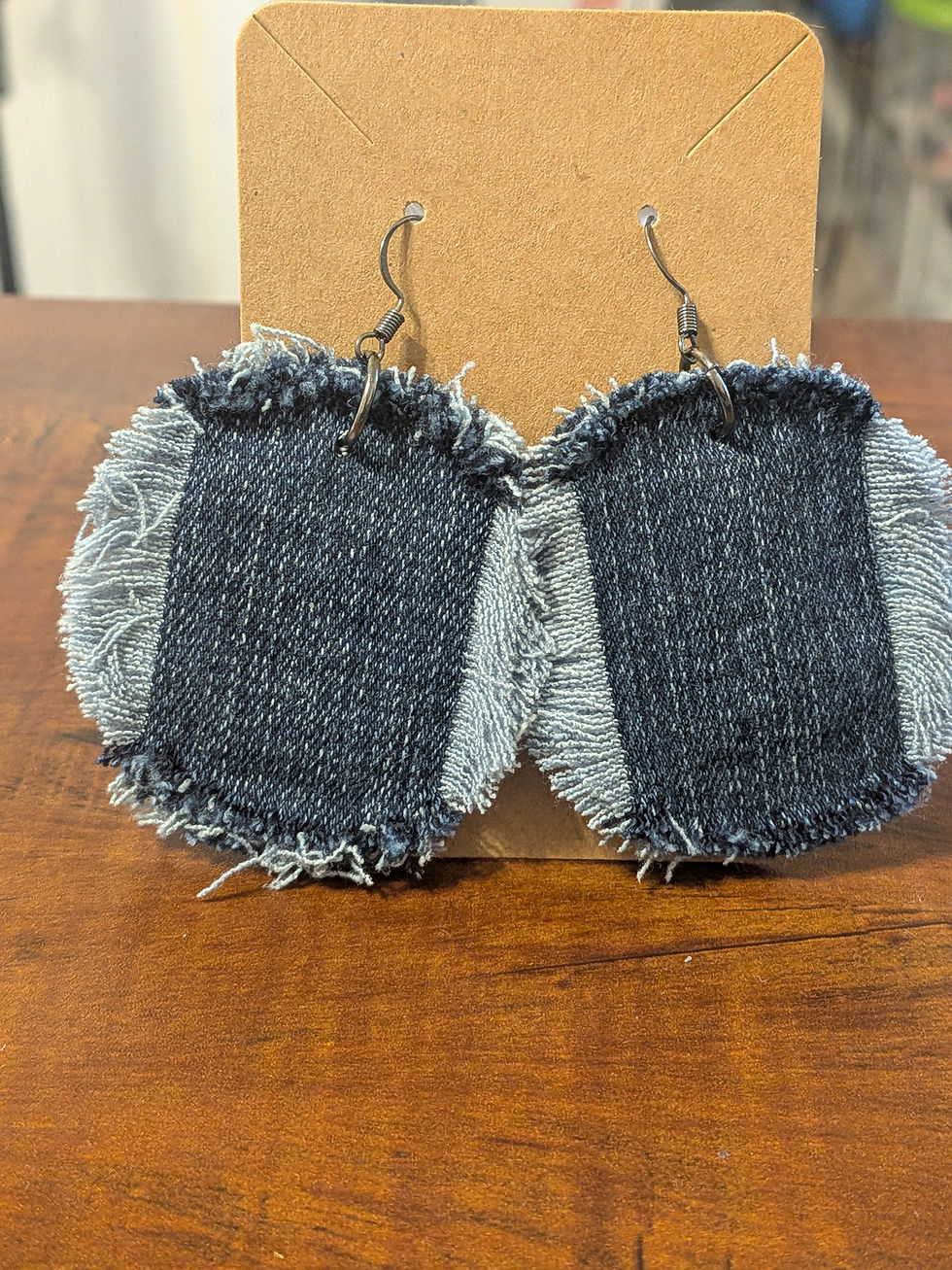 Miniatura: Indigo Fringe Drops