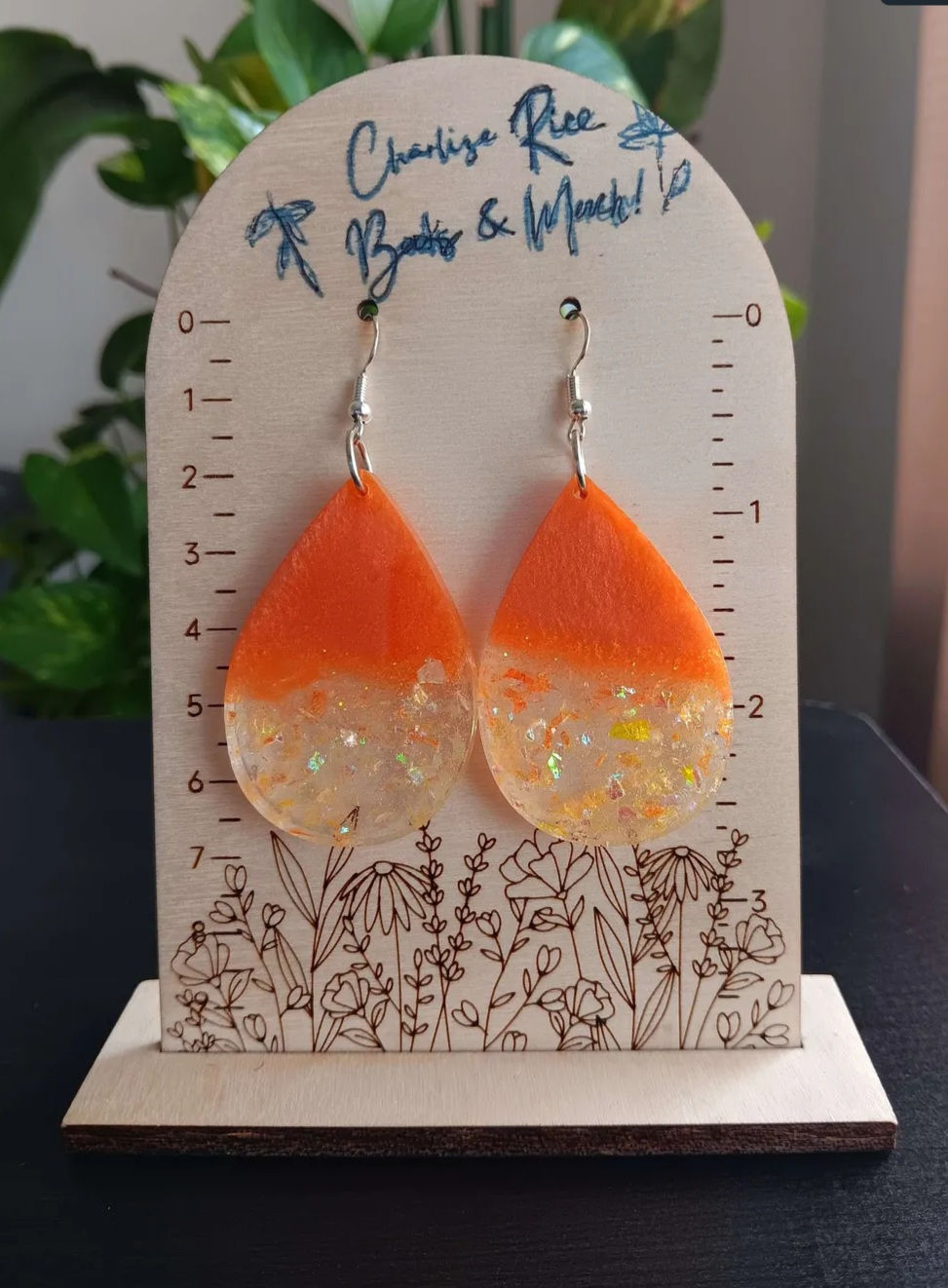 Miniatura: Mylar Teardrop Earrings