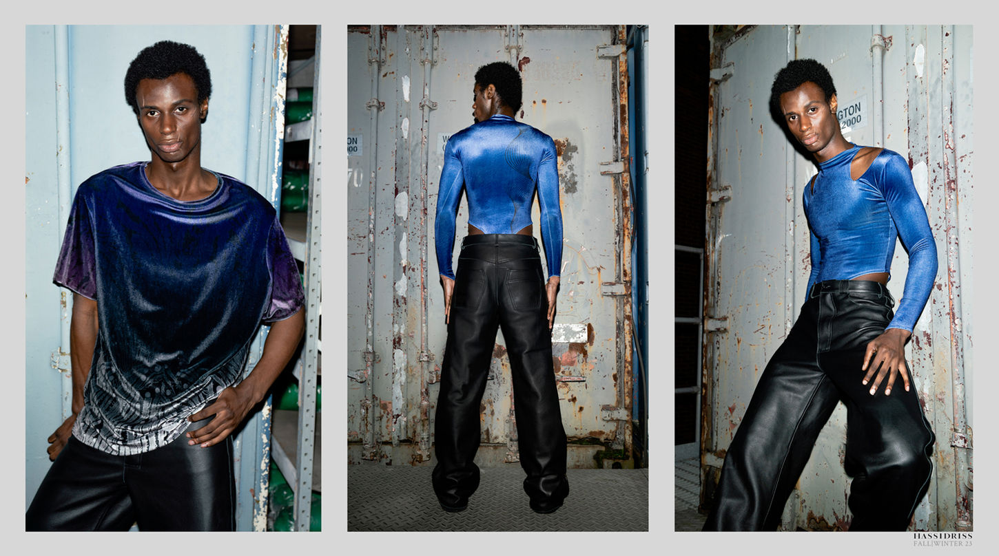 hassidriss men velvet Tshirt body